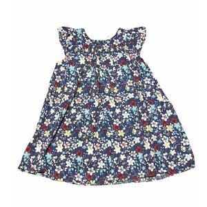 Mark's & Spencer Blue Floral Dress 2-3
